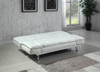 Dilleston Tufted Back Upholstered Sofa Bed White / CS-300291