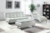 Dilleston Tufted Back Upholstered Sofa Bed White / CS-300291