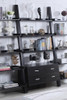 Colella 4-drawer Storage Bookcase Cappuccino / CS-800319