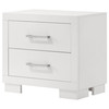 Jessica 2-drawer Nightstand Snow White / CS-202992