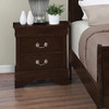 Louis Philippe 2-drawer Nightstand Cappuccino / CS-202412