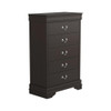 Louis Philippe 5-drawer Bedroom Chest Cappuccino / CS-202415