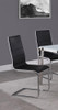 Broderick Upholstered Side Chairs Black and White (Set of 4) / CS-120948