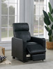 Toohey Home Theater Push Back Recliner Black / CS-600181