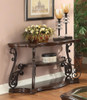 Laney Sofa Table Deep Merlot and Clear / CS-702449