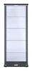 Delphinium 5-shelf Glass Curio Cabinet Black and Clear / CS-950170