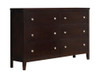 Carlton 6-drawer Rectangular Dresser Cappuccino / CS-202093