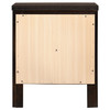 Carlton 2-drawer Nightstand Cappuccino / CS-202092