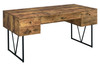 Analiese 63-inch 4-drawer Writing Desk Rustic Nutmeg / CS-800999
