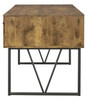 Analiese 63-inch 4-drawer Writing Desk Rustic Nutmeg / CS-800999