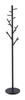 Clover 18-Hook Coat Rack Black / CS-900897