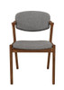 Malone Dining Side Chairs Brown and Dark Walnut (Set of 2) / CS-105352