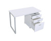 Brennan 3-drawer Office Desk White / CS-800325