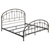 Rowan Metal Eastern King Open Frame Bed Dark Bronze / CS-300407KE