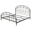 Rowan Metal Eastern King Open Frame Bed Dark Bronze / CS-300407KE