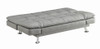 Dilleston Upholstered Tufted Convertible Sofa Bed Grey / CS-500096
