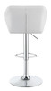 Berrington Upholstered Adjustable Bar Stool White (Set of 2) / CS-100424