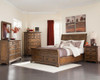 Elk Grove Eastern King Storage Sleigh Bed Vintage Bourbon / CS-203891KE