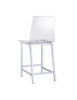 Juelia Counter Height Stools Chrome and Clear Acrylic (Set of 2) / CS-100265
