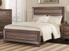 Kauffman Wood Eastern King Panel Bed Washed Taupe / CS-204191KE