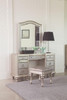 Bling Game 9-drawer Vanity Table Metallic Platinum / CS-204187