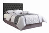 Chloe Upholstered Full Panel Bed Charcoal / CS-300529F