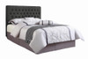 Chloe Upholstered California King Panel Bed Charcoal / CS-300529KW