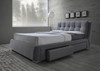 Fenbrook Upholstered Eastern King Storage Panel Bed Grey / CS-300523KE