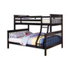 Chapman Wood Twin Over Full Bunk Bed Black / CS-460259