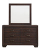 Kauffman 6-drawer Dresser Dark Cocoa / CS-204393