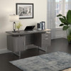 Lawtey Floating Top Office Desk Weathered Grey / CS-800521