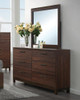 Edmonton Dresser Mirror Rustic Tobacco / CS-204354