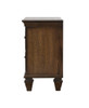 Franco 2-drawer Nightstand with Pull Out Tray Burnished Oak / CS-200972