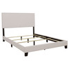 Boyd Upholstered Eastern King Panel Bed Ivory / CS-350051KE