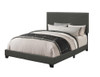 Boyd Upholstered Queen Panel Bed Charcoal / CS-350061Q