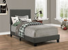 Boyd Upholstered Twin Panel Bed Charcoal / CS-350061T