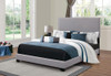 Boyd Upholstered Eastern King Panel Bed Grey / CS-350071KE