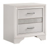 Miranda 2-drawer Nightstand White / CS-205112