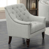Avonlea Sloped Arm Upholstered Chair Grey / CS-505643