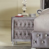 Deanna Upholstered 2-drawer Nightstand Grey / CS-205102