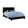 Dorian Upholstered Eastern King Panel Bed Black / CS-300761KE