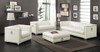 Chaviano 3-piece Upholstered Tufted Sofa Set Pearl White / CS-505391-S3