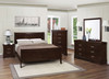 Louis Philippe 5-piece Queen Bedroom Set Cappuccino / CS-202411Q-S5