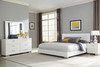 Felicity 4-piece Queen Bedroom Set White High Gloss / CS-203500Q-S4
