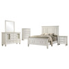 Sandy Beach 5-piece Queen Bedroom Set Cream White / CS-201301Q-S5