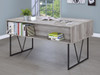 Analiese 4-drawer Writing Desk Grey Driftwood / CS-801999