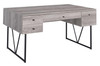 Analiese 4-drawer Writing Desk Grey Driftwood / CS-801999