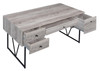 Analiese 4-drawer Writing Desk Grey Driftwood / CS-801999