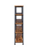 Analiese 4-shelf Open Bookcase Antique Nutmeg / CS-801543