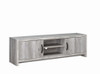 Burke 2-door TV Console Grey Driftwood / CS-701025